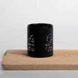 God's Voice Matter - Black Glossy Mug