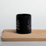 God's Voice Matter - Black Glossy Mug