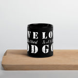 Love God - Black Glossy Mug