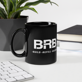 Build- Refill-Become - Black Glossy Mug