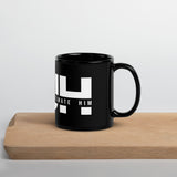 Don't Underestimate Him - Black Glossy Mug