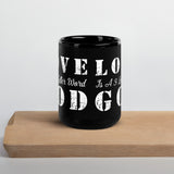 Love God - Black Glossy Mug