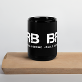 Build- Refill-Become - Black Glossy Mug