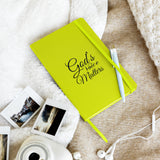 God's Voice Matters - Hardcover bound notebook