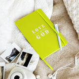 LOVE is a 3 letter word GOD - Hardcover bound notebook