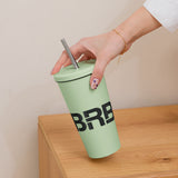 BRB - Insulated tumbler with a straw