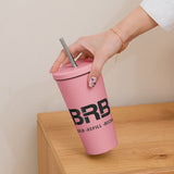 Build-Refill-Become - Insulated tumbler with a straw