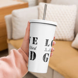 Love God - Insulated tumbler with a straw