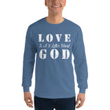 Love God - Men’s Long Sleeve Shirt
