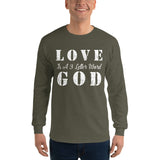 Love God - Men’s Long Sleeve Shirt