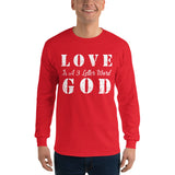 Love God - Men’s Long Sleeve Shirt