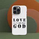 LOVE is a 3 letter word GOD - Snap case for iPhone®