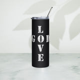 Love God - Stainless steel tumbler