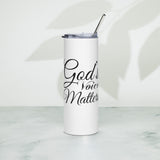 God's Voice Matters - Stainless steel tumbler