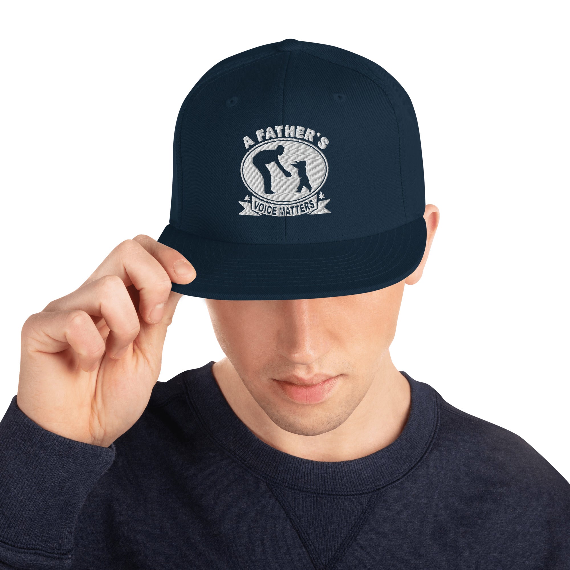 A Fathers Voice Matters - Snapback Hat