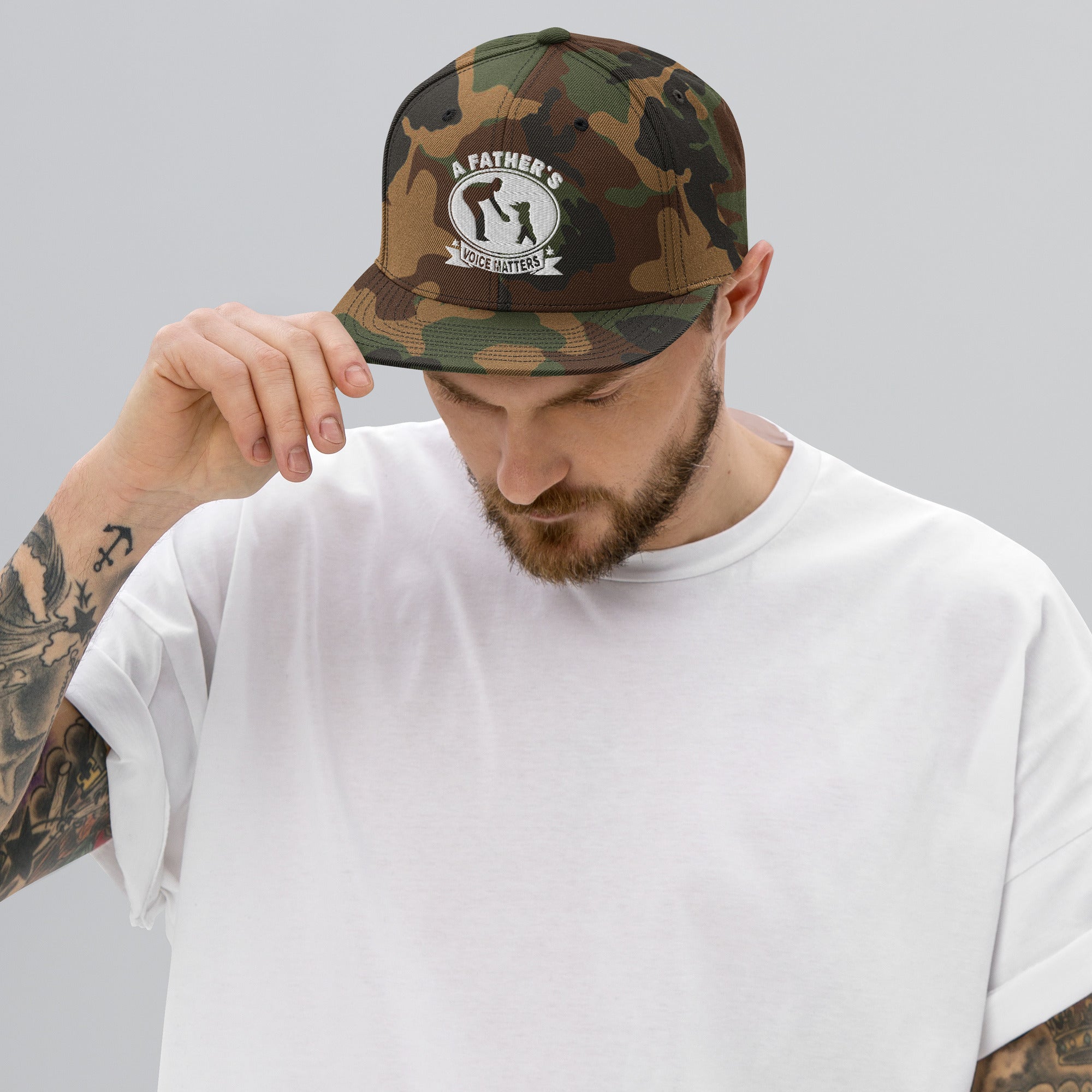A Fathers Voice Matters - Snapback Hat