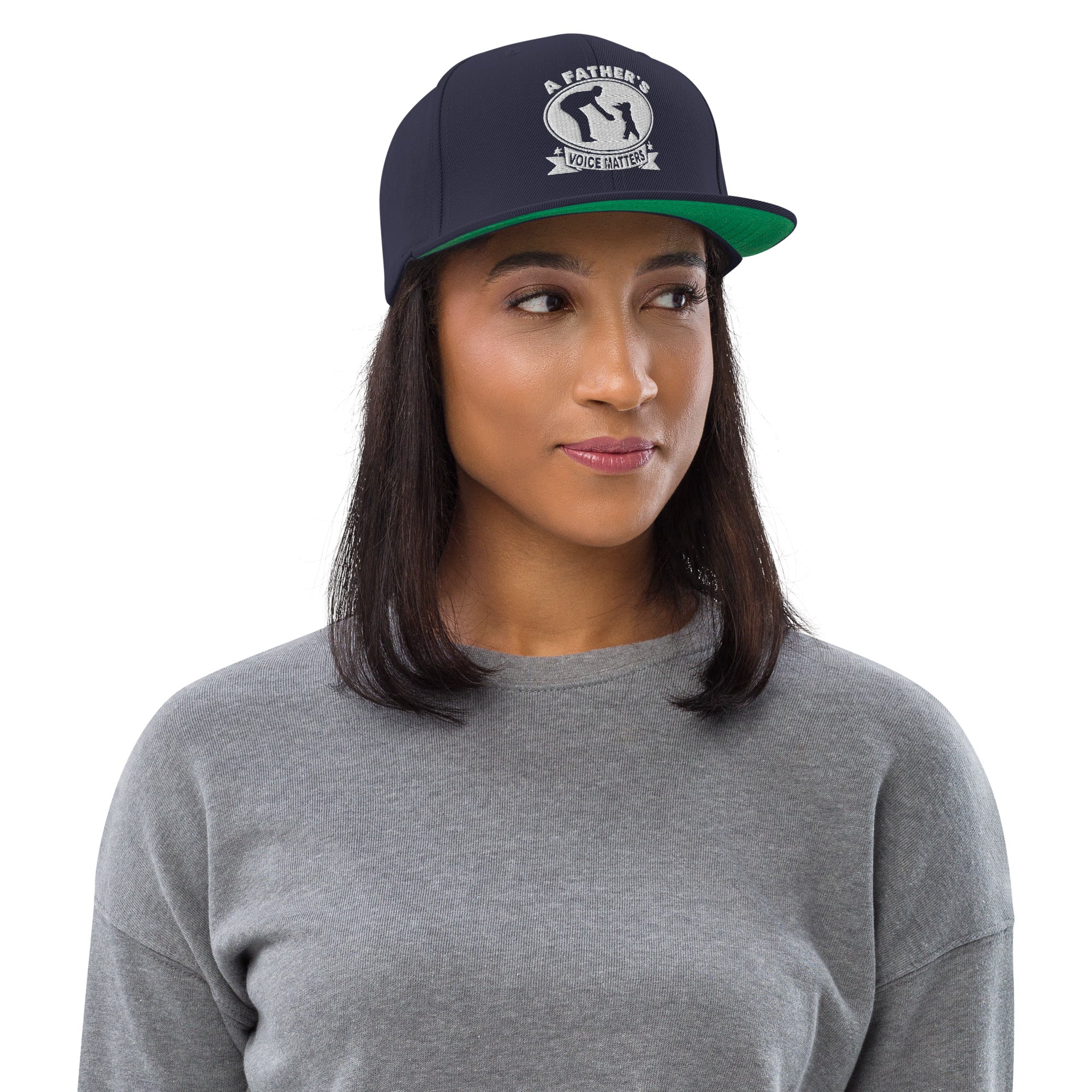 A Fathers Voice Matters - Snapback Hat