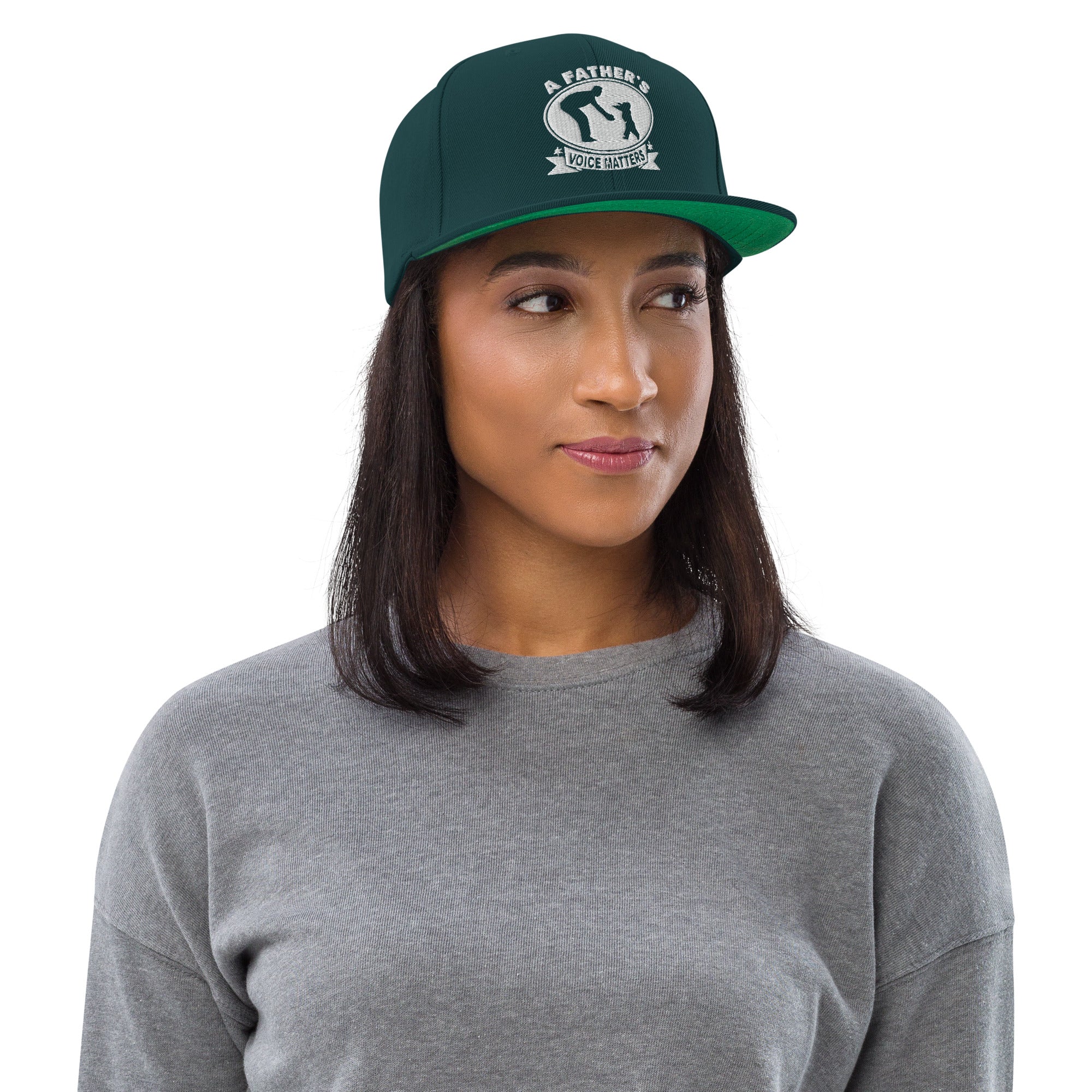 A Fathers Voice Matters - Snapback Hat