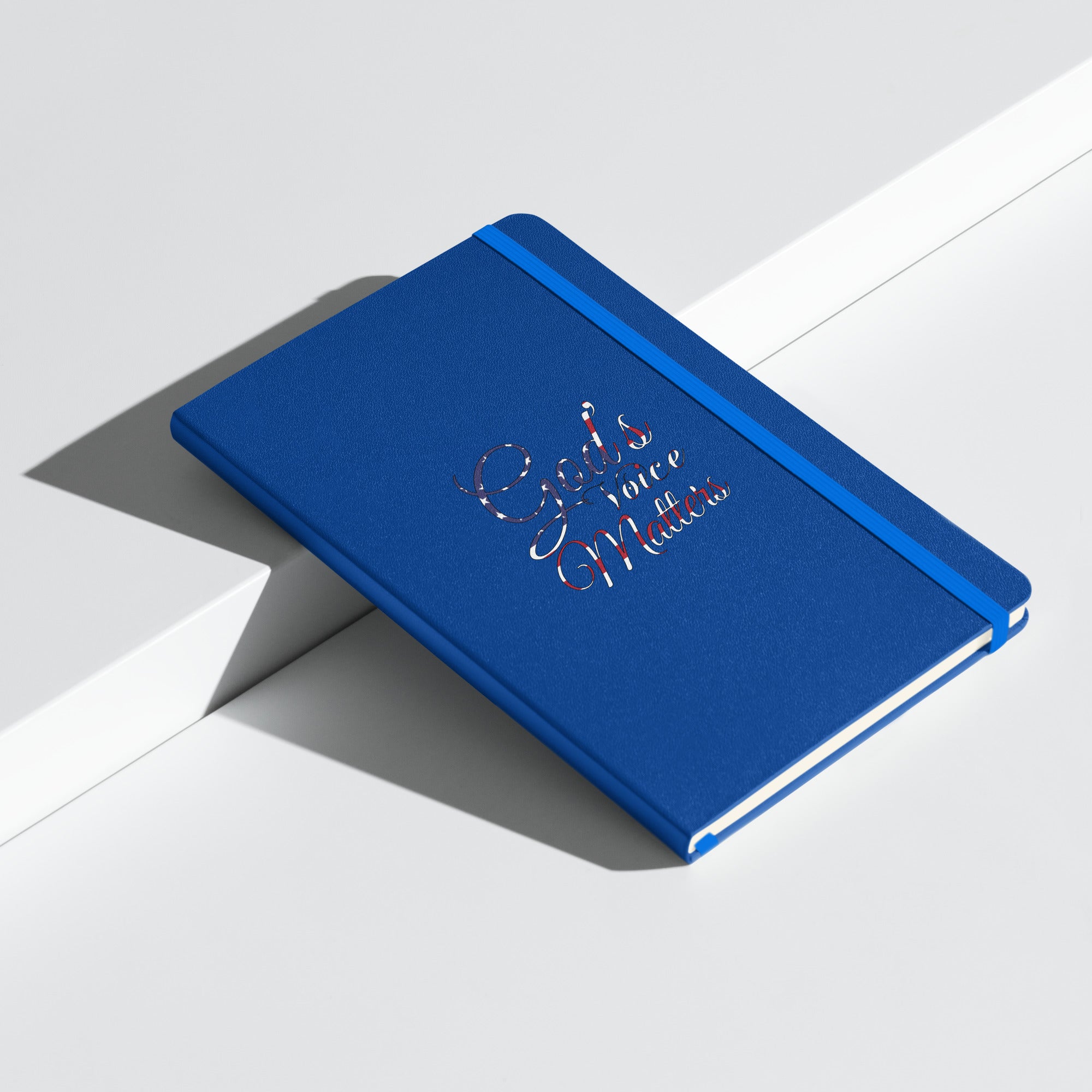 God's Voice Matters - Hardcover bound notebook