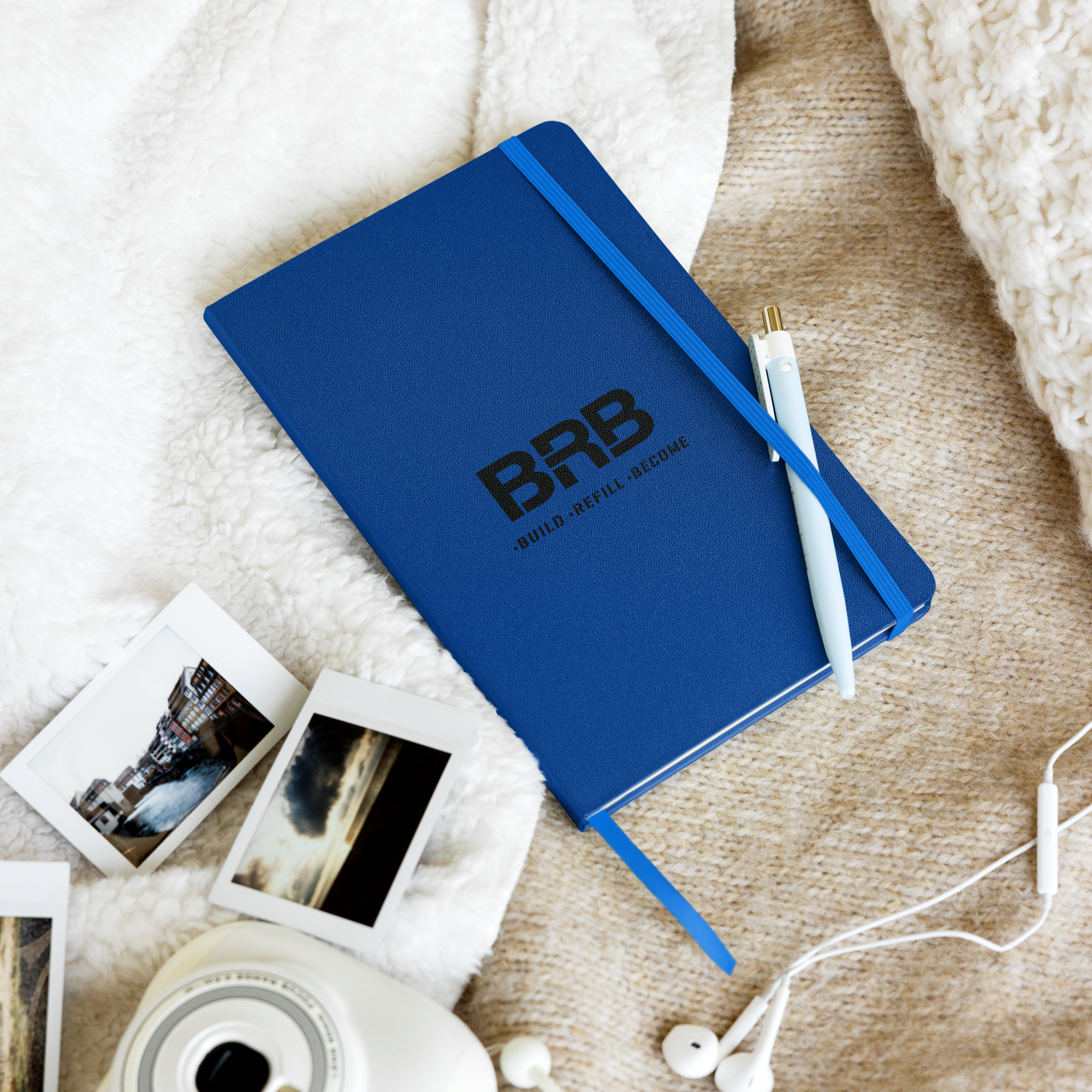 Build-Refill-Become - Hardcover bound notebook