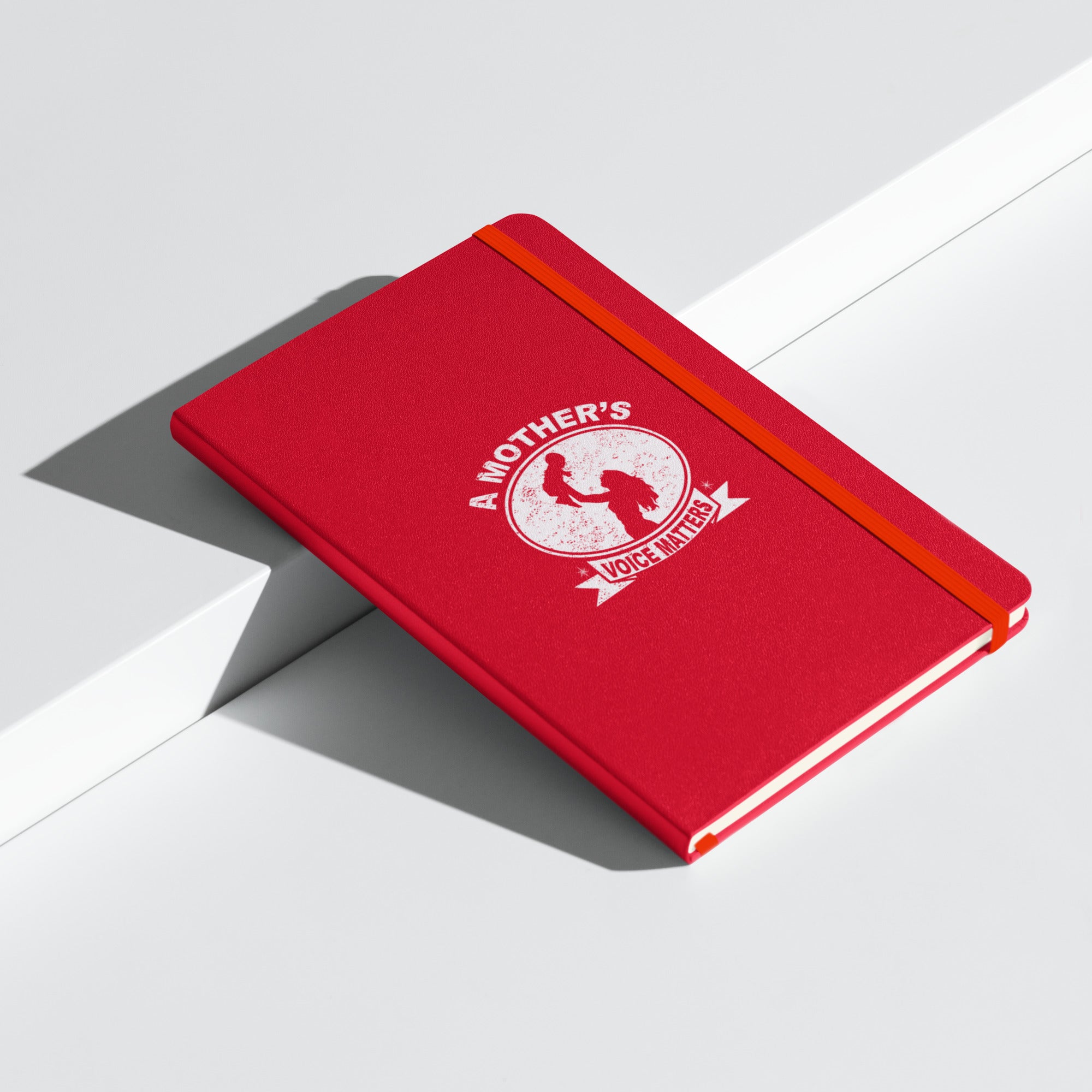 A Mother's Voice Matters - Hardcover bound notebook