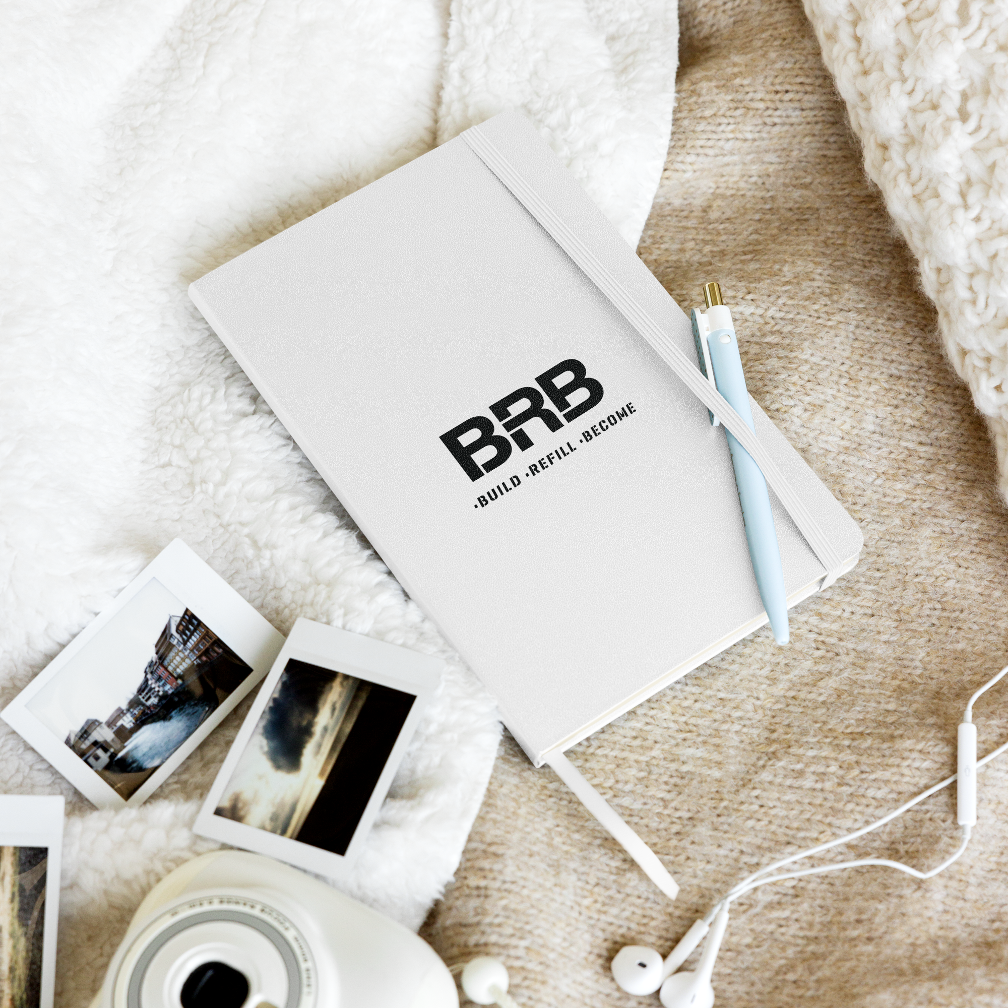 Build-Refill-Become - Hardcover bound notebook