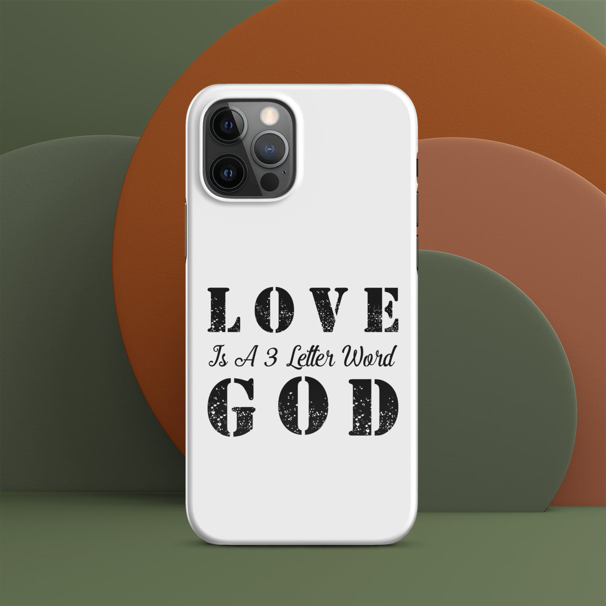 LOVE is a 3 letter word GOD - Snap case for iPhone®