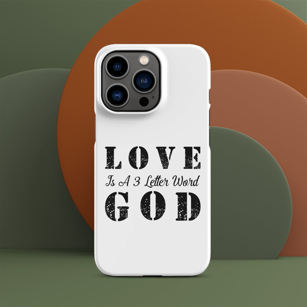LOVE is a 3 letter word GOD - Snap case for iPhone®