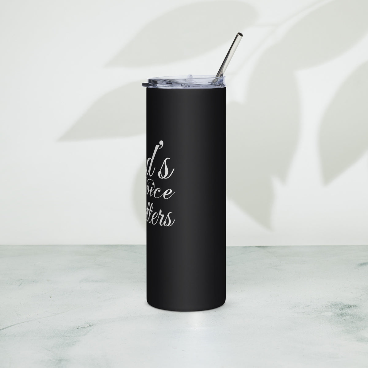 God's Voice Matter - Stainless steel tumbler