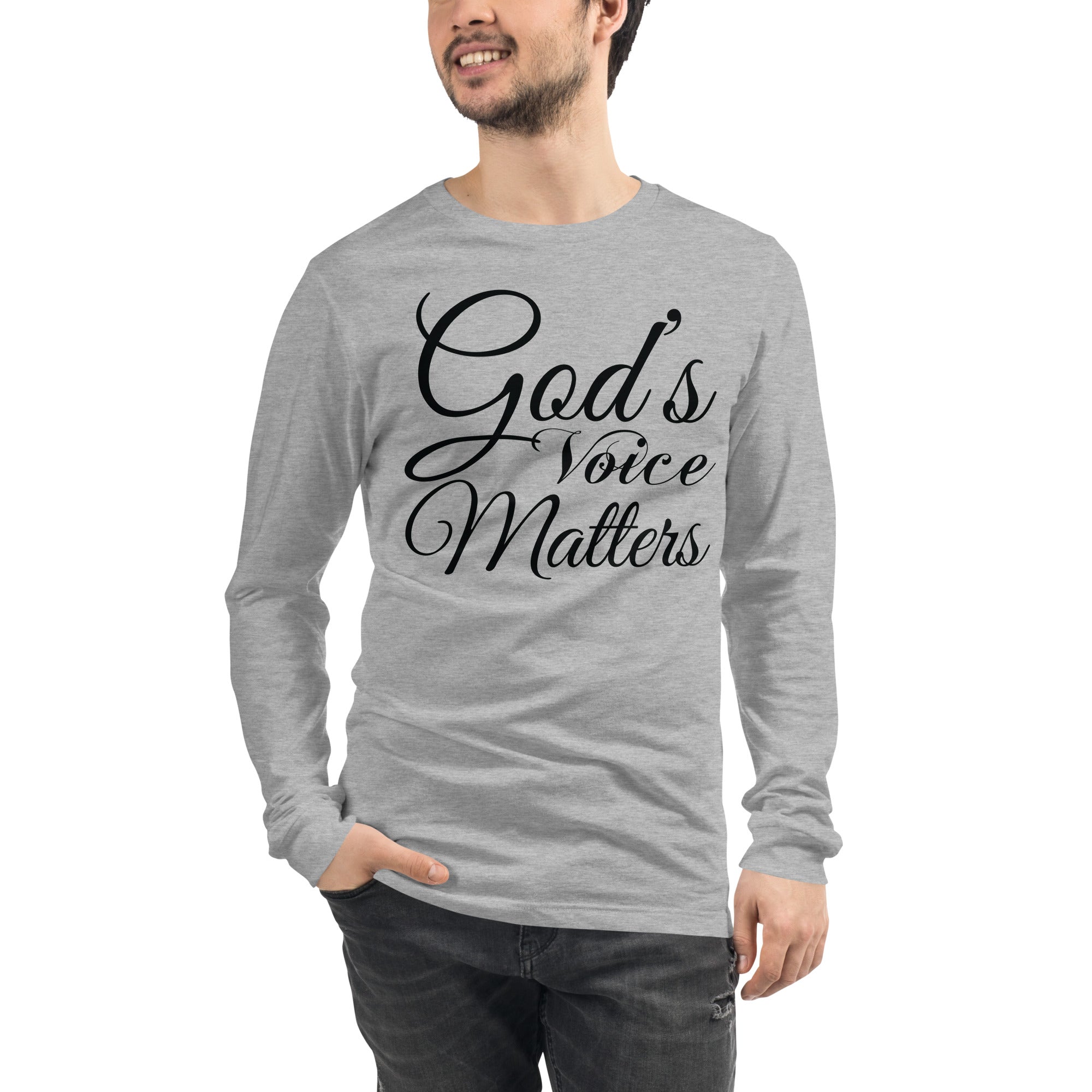 God's Voice Matter - Unisex Long Sleeve Tee