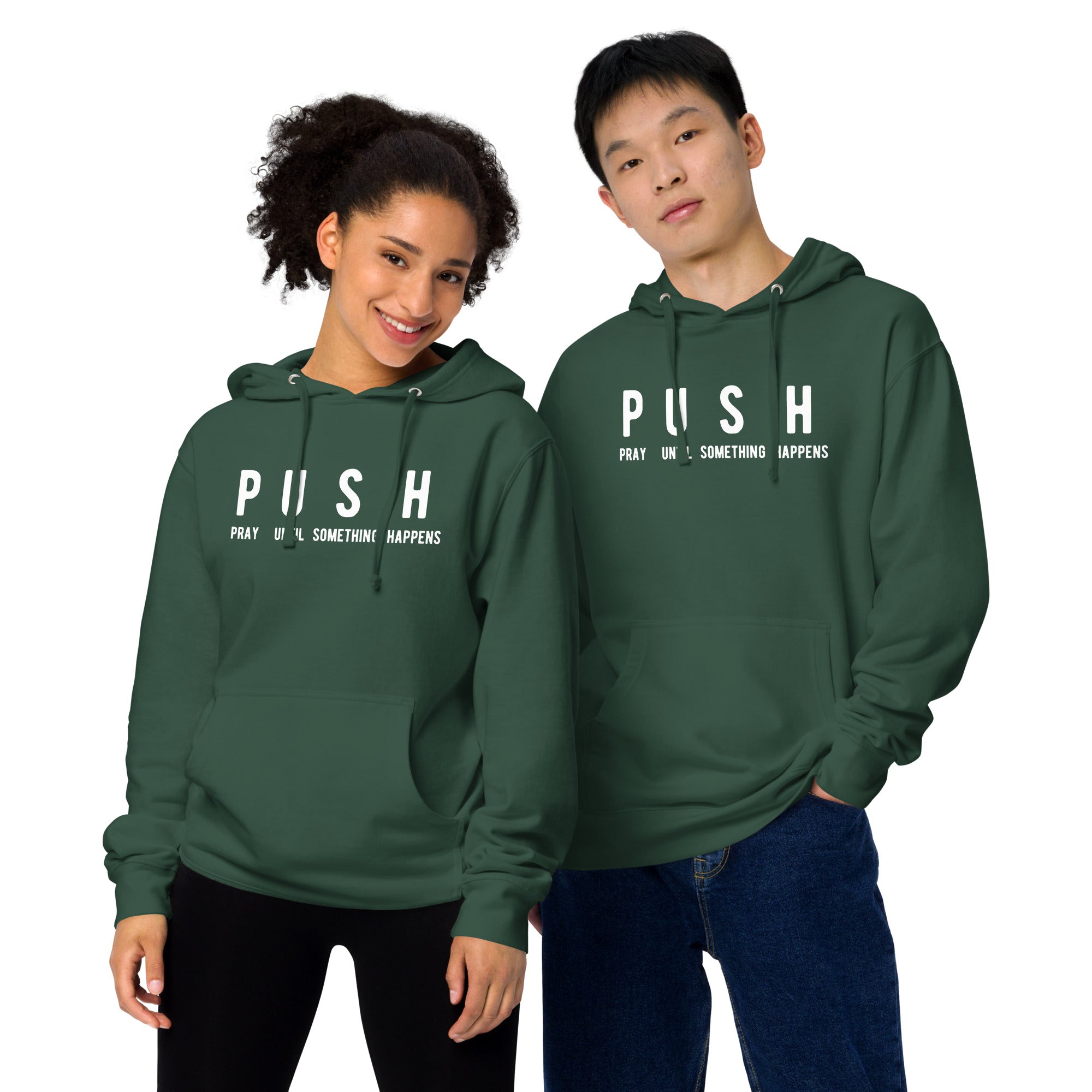Push - Unisex midweight hoodie
