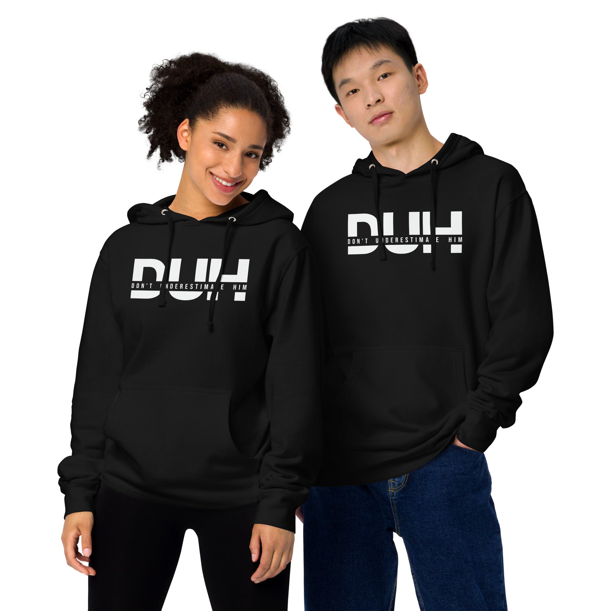 Don't Underestimate Him - Unisex midweight hoodie