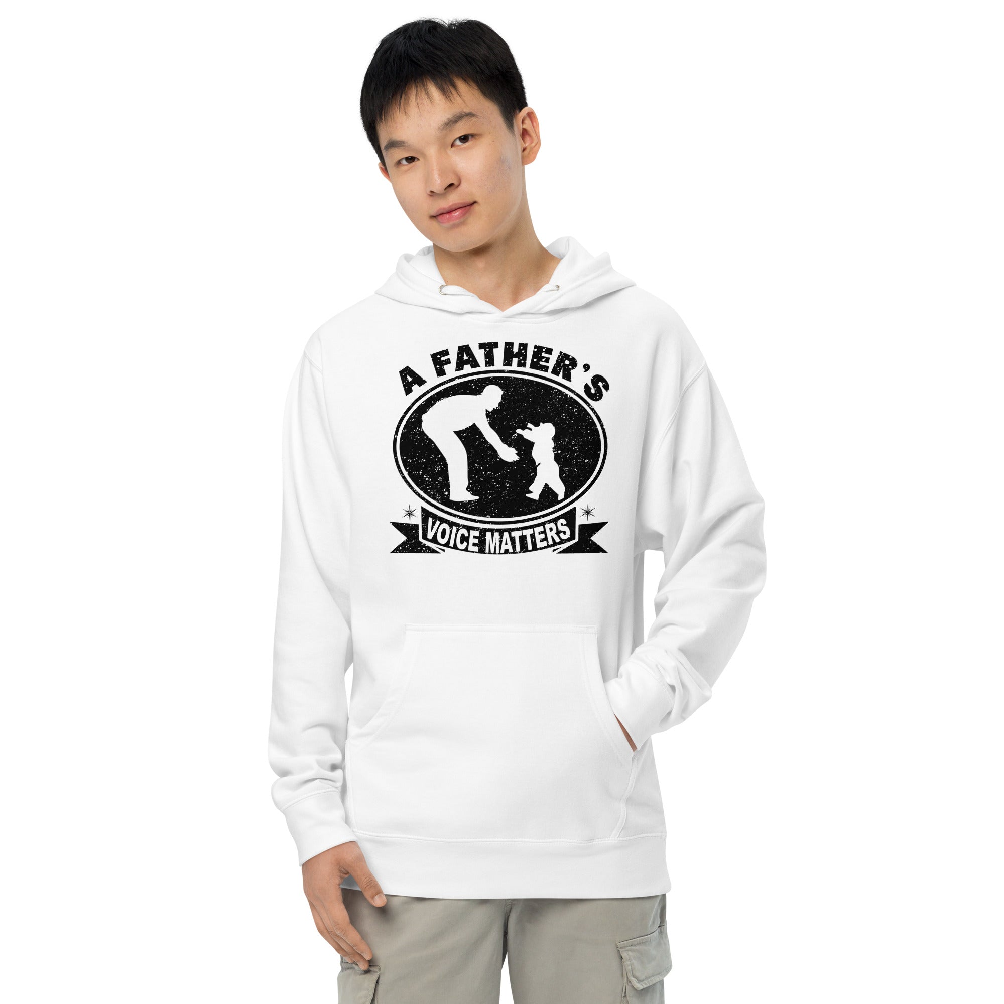 A Father's Voice Matter - Unisex midweight hoodie