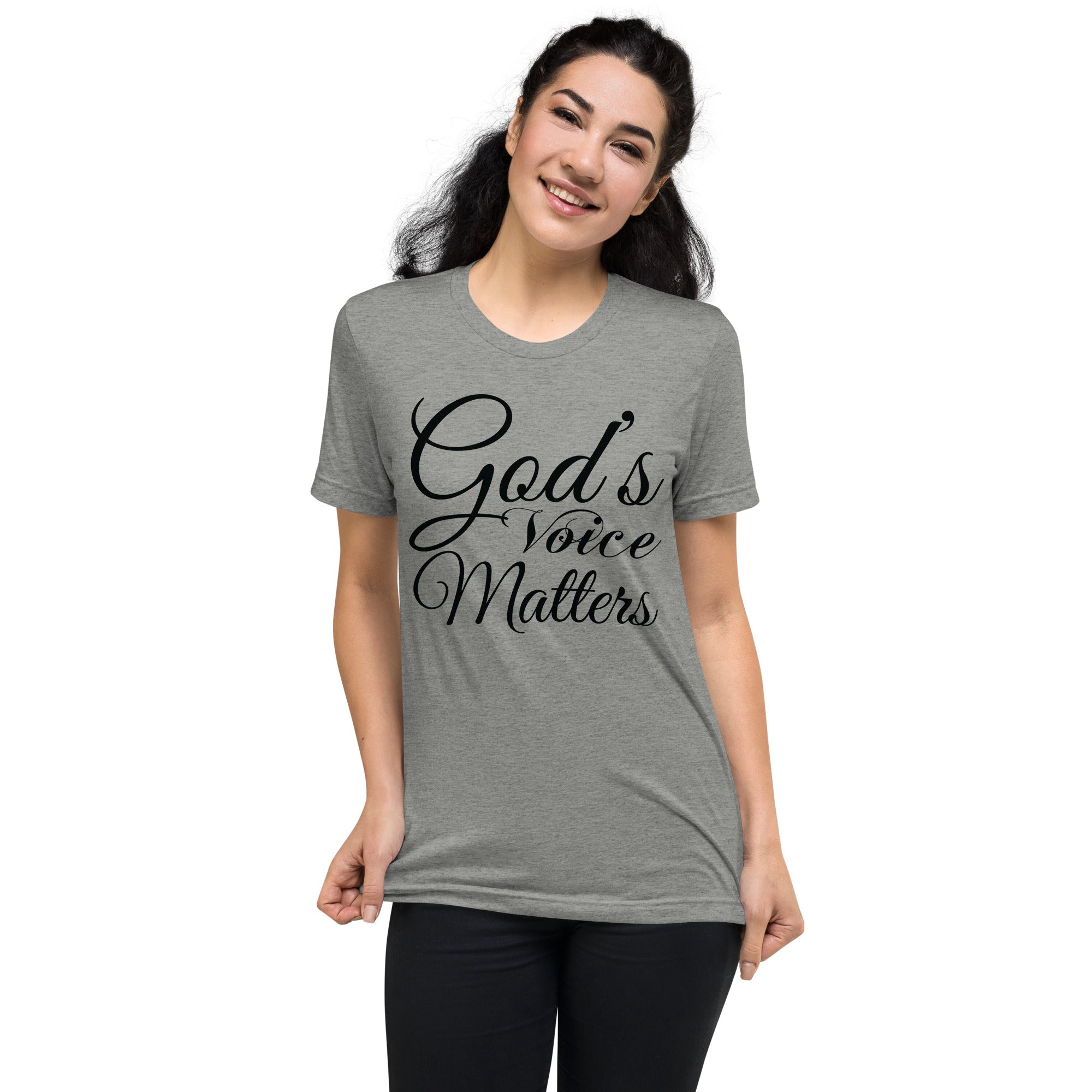 God's Voice Matters - Short sleeve t-shirt